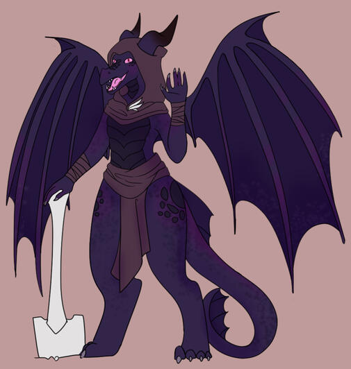 Dracthyr - Flat Color